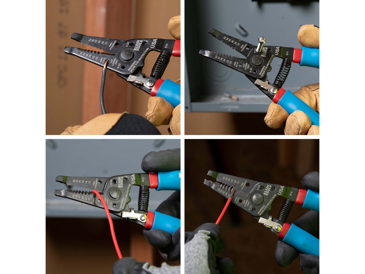 Klein Tools Kurve Wire Stripper/Cutter Solid 20-30 AWG & Stranded 22-32 AWG Wire Klein 11057