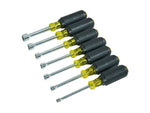 Klein Tools Magnetic Nut Driver Set 3In Shaft 7Piece Black/Yellow 631M