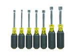 Klein Tools Magnetic Nut Driver Set 3In Shaft 7Piece Black/Yellow 631M
