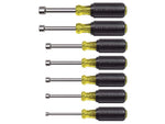 Klein Tools Magnetic Nut Driver Set 3In Shaft 7Piece Black/Yellow 631M