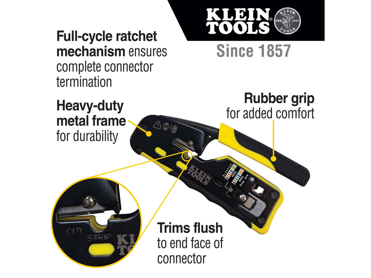 Klein Tools Modular Crimper Pass-Thru VDV226-110