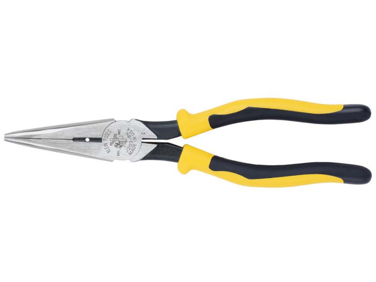 Klein Tools Needle Nose Side-Cutters Pliers Stripping 8In Yellow/Black
