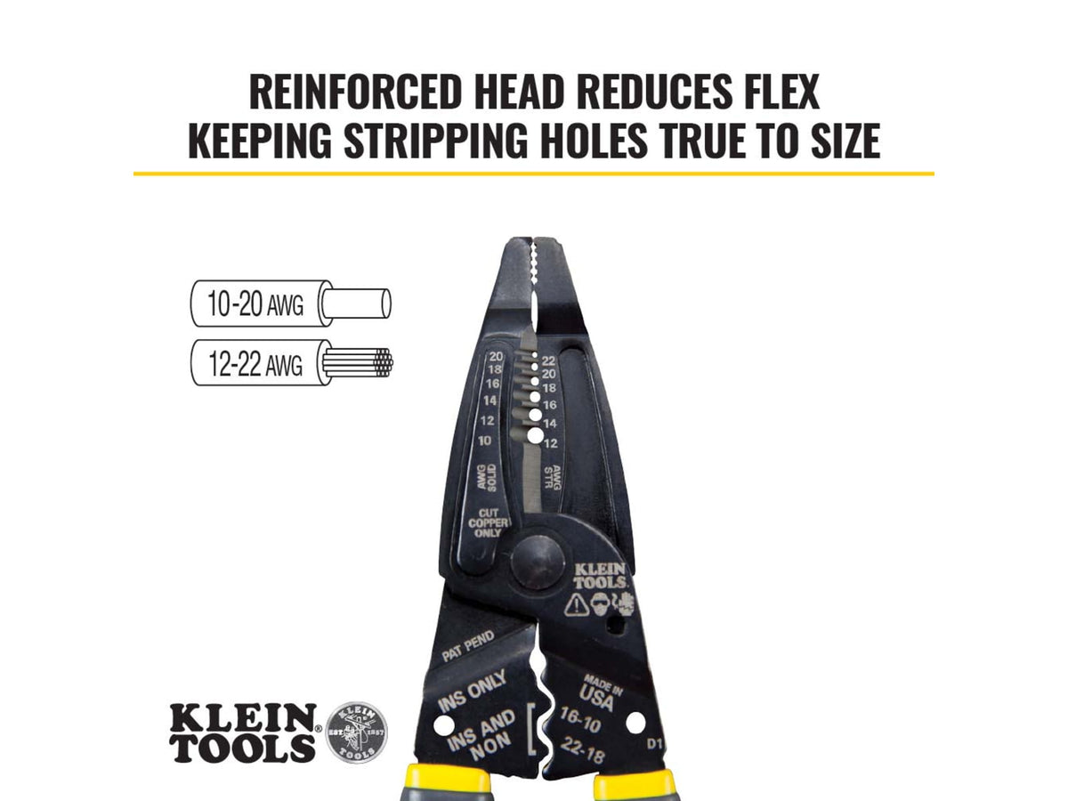 Klein Tools Nose Wire Stripper/Crimper Long 1009