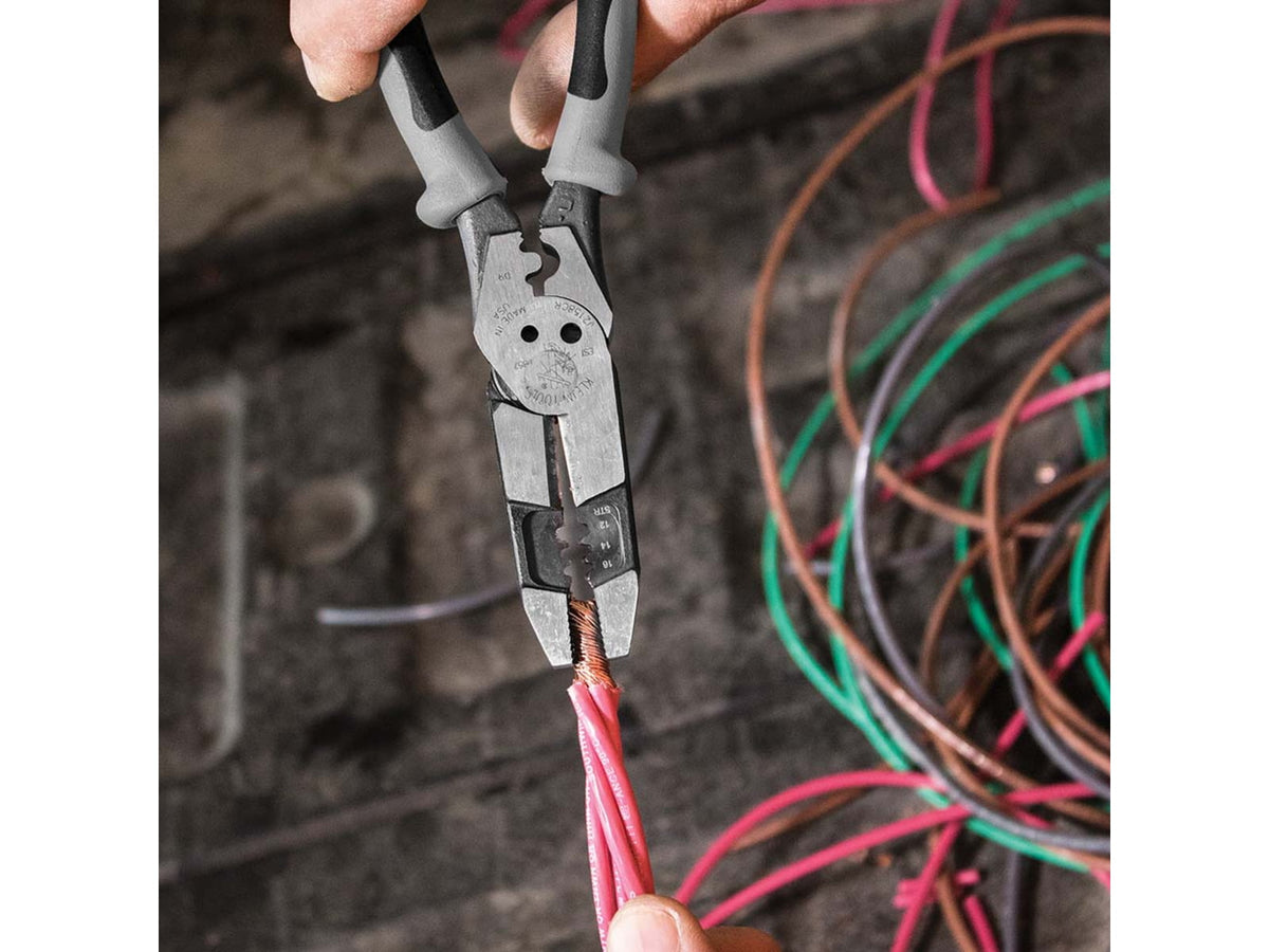 Klein Tools Pliers w/Crimper Hybrid J215-8CR