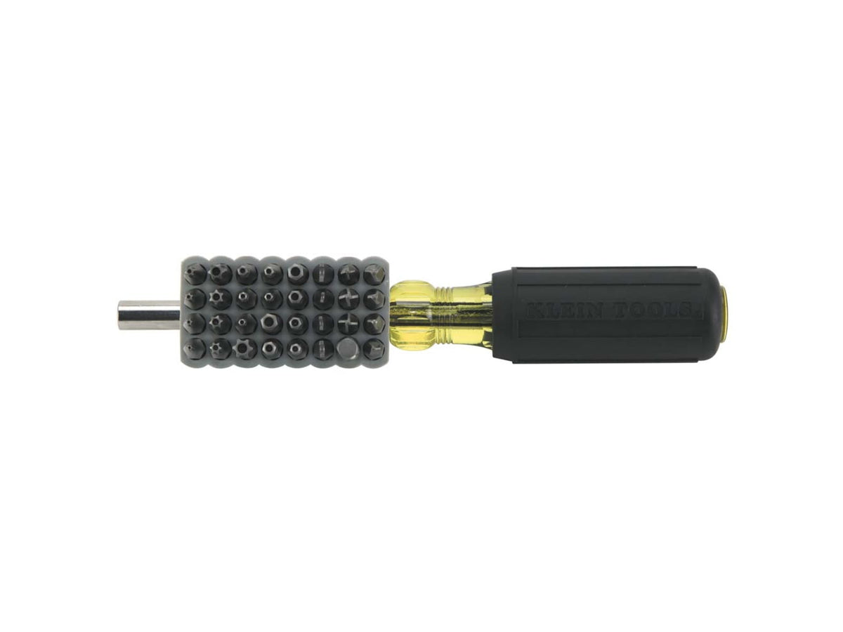 Klein Tools Screwdriver w/32-Piece Tamperproof Bit Set Magnetic 32510