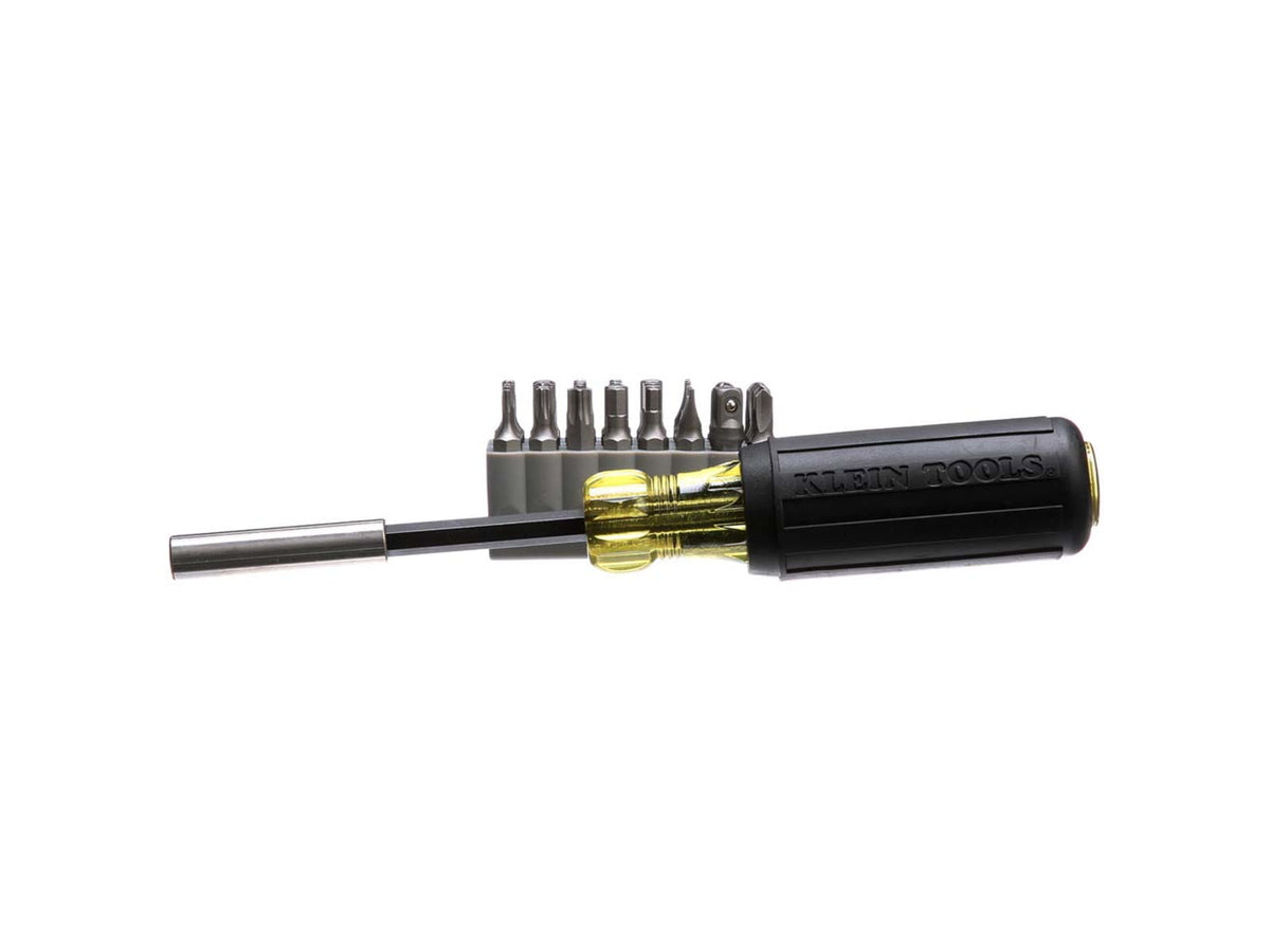 Klein Tools Screwdriver w/32-Piece Tamperproof Bit Set Magnetic 32510