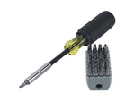 Klein Tools Screwdriver w/32-Piece Tamperproof Bit Set Magnetic 32510