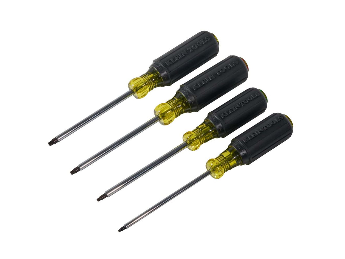 Klein Tools Square Reces Screwdriver Set 4Piece Black/Yellow 85664