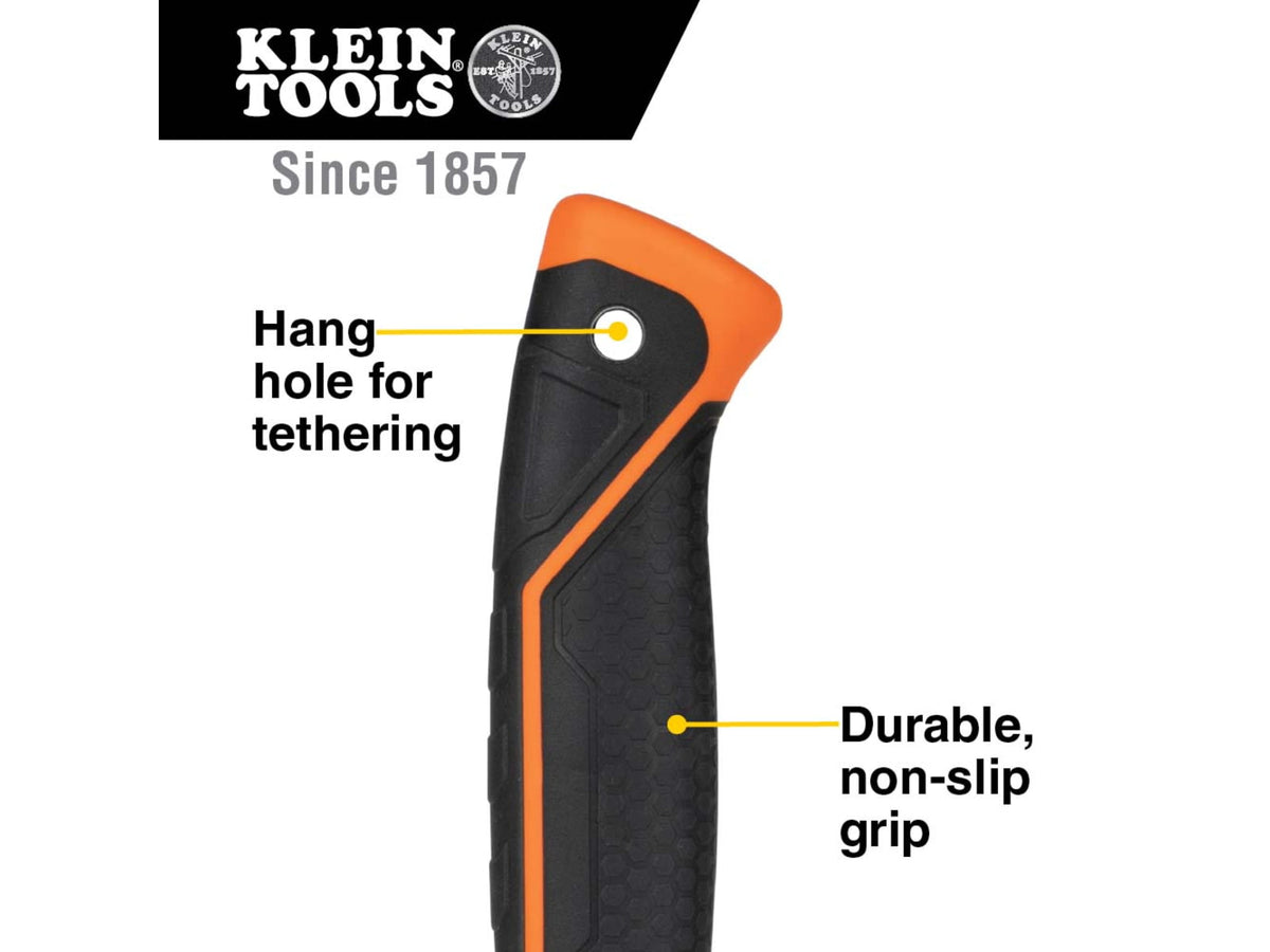 Klein Tools Straight-Claw Hammer 18oz 15In Orange/Black