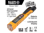 Klein Tools Voltage Tester w/Infrared Thermometer Non-Contact NCVT-4IR