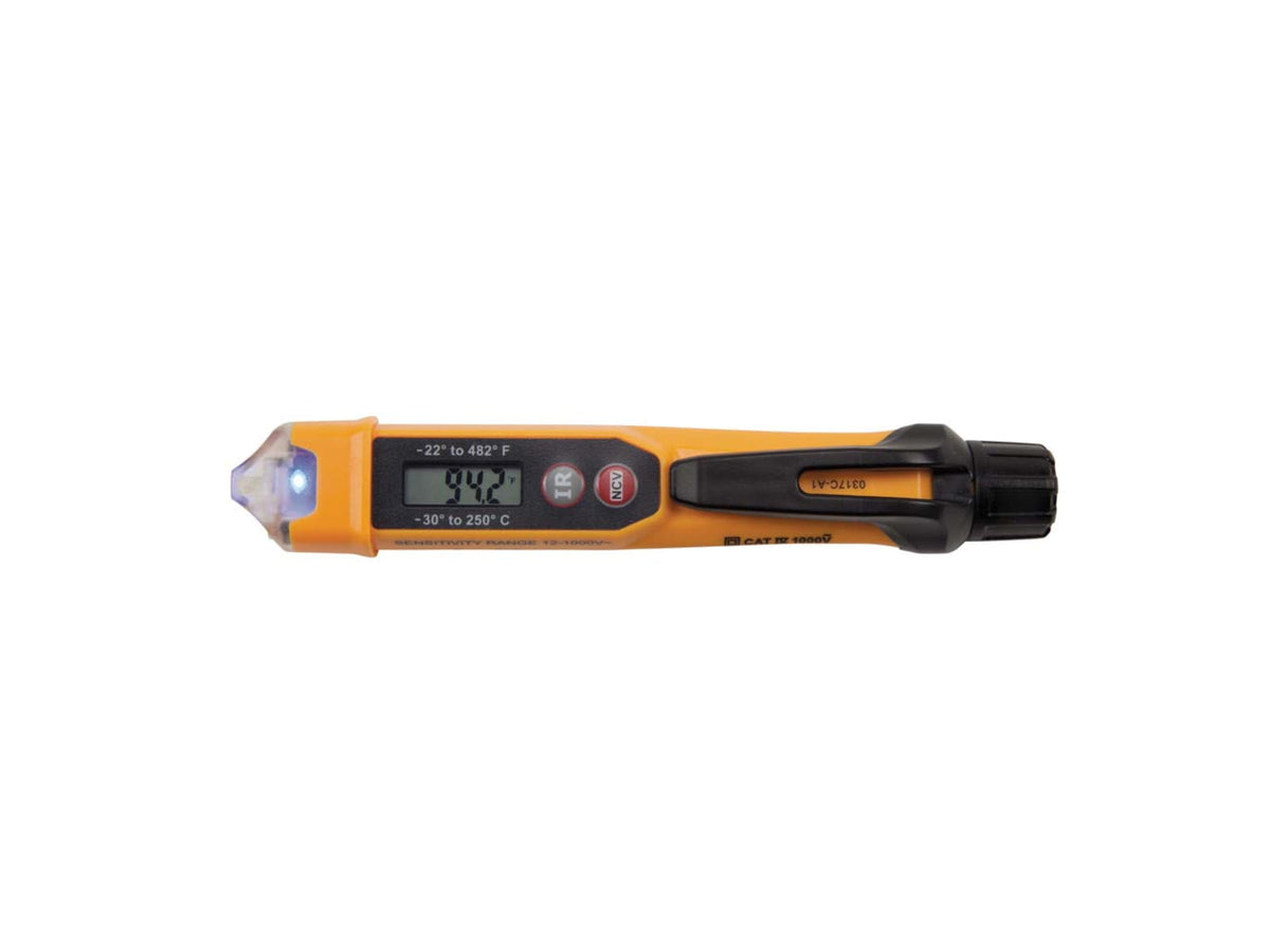 Klein Tools Voltage Tester w/Infrared Thermometer Non-Contact NCVT-4IR