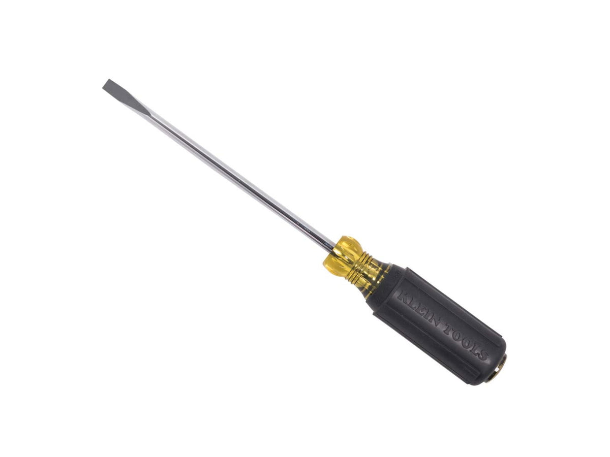 Klein Tools Wire Bending Cabinet Tip Screwdriver 6In Black/Yellow 605-6B