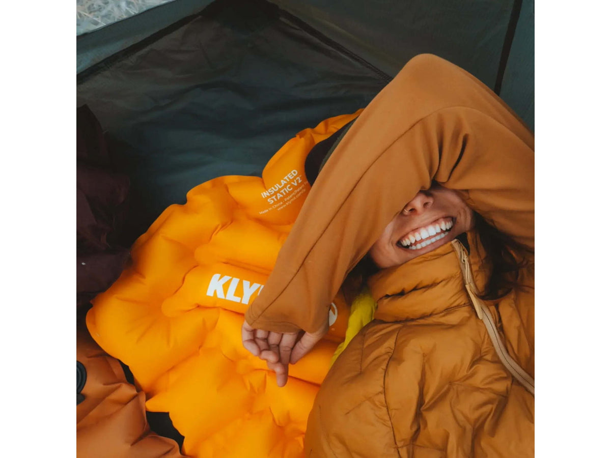 Klymit Insulated Static V Sleeping Pad Safron Regular 1409834
