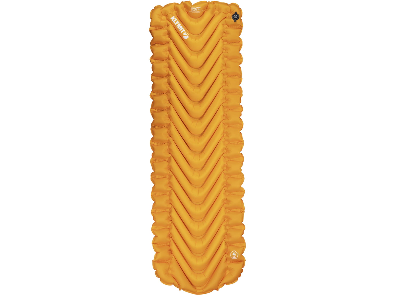 Klymit Insulated Static V Sleeping Pad Safron Regular 1409834