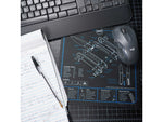 Knafs Lander 1 Knife Shop Mat/Mouse Pad Black