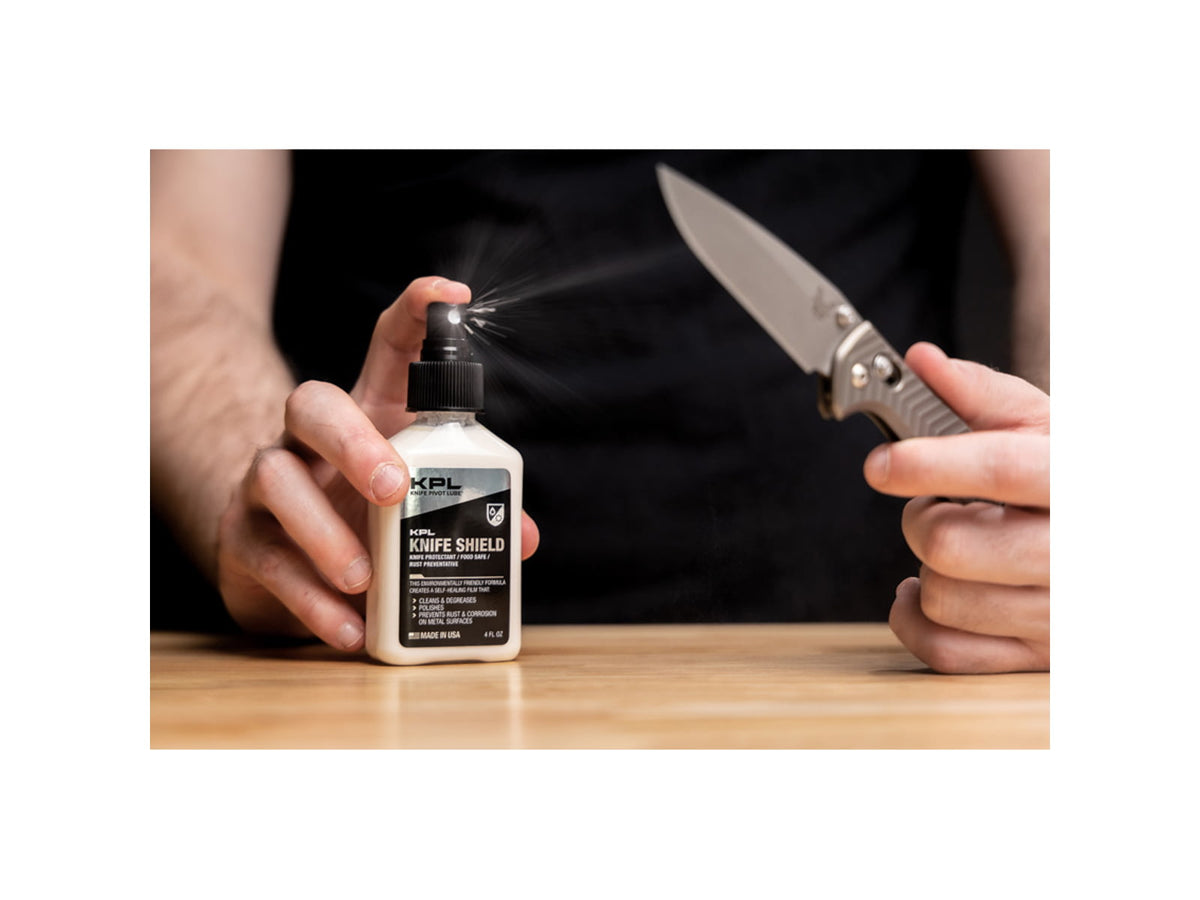 Knife Pivot Lube Knife Shield