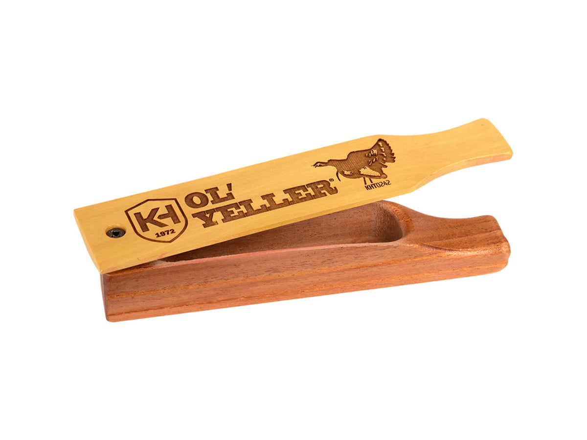 Knight & Hale Ol' Yeller Box Turkey Call Wood KHT0242