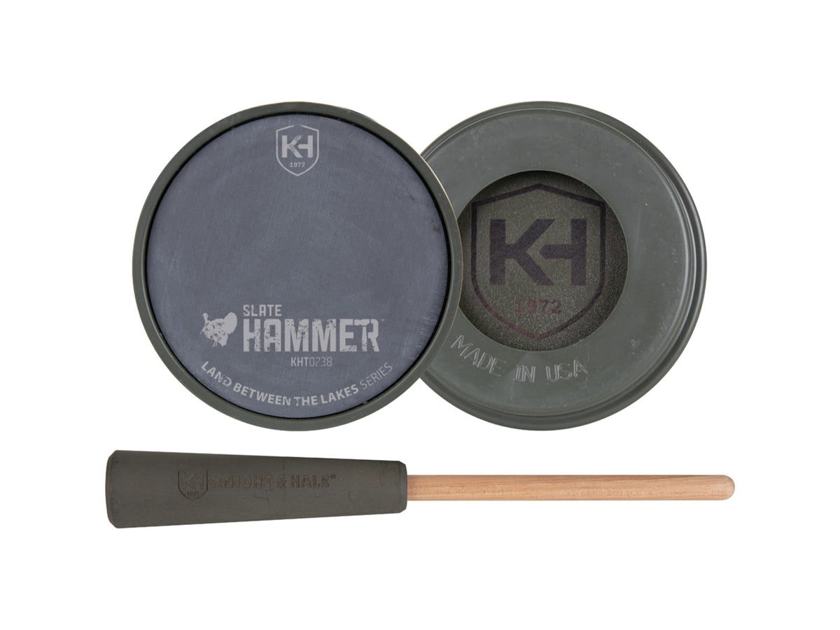 Knight & Hale LBL Slate Hammer Pot Turkey Call Olive KHT0238