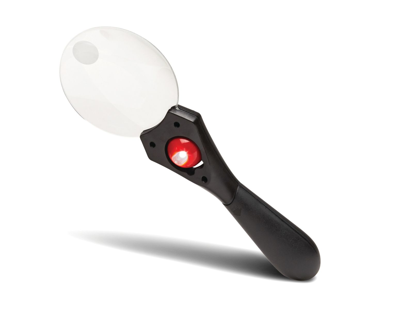 Konus ASPHERICAL 3x-5x Magnifier w/ LED Light Black 90mm 3.6in diameter - 3x/5x power 3362