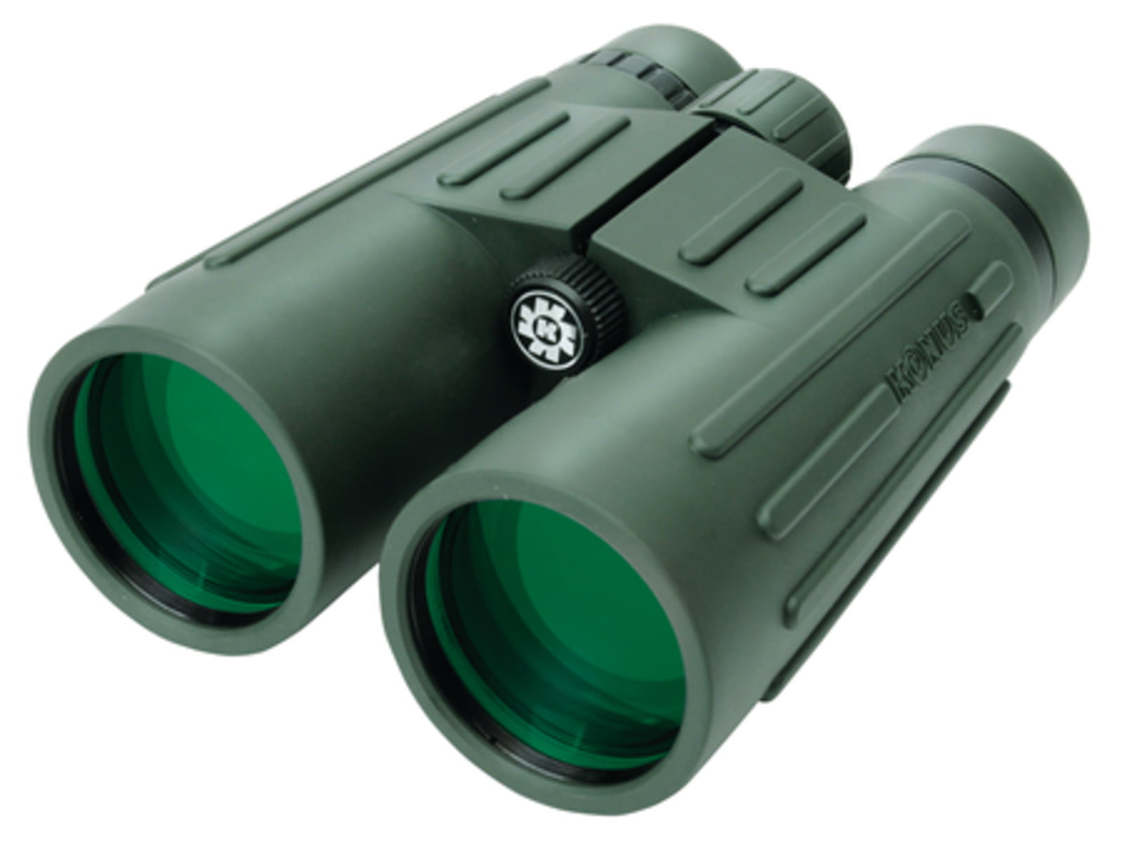 Konus Emporer 12x50mm Roof Prism Binoculars Rubber Green 2340