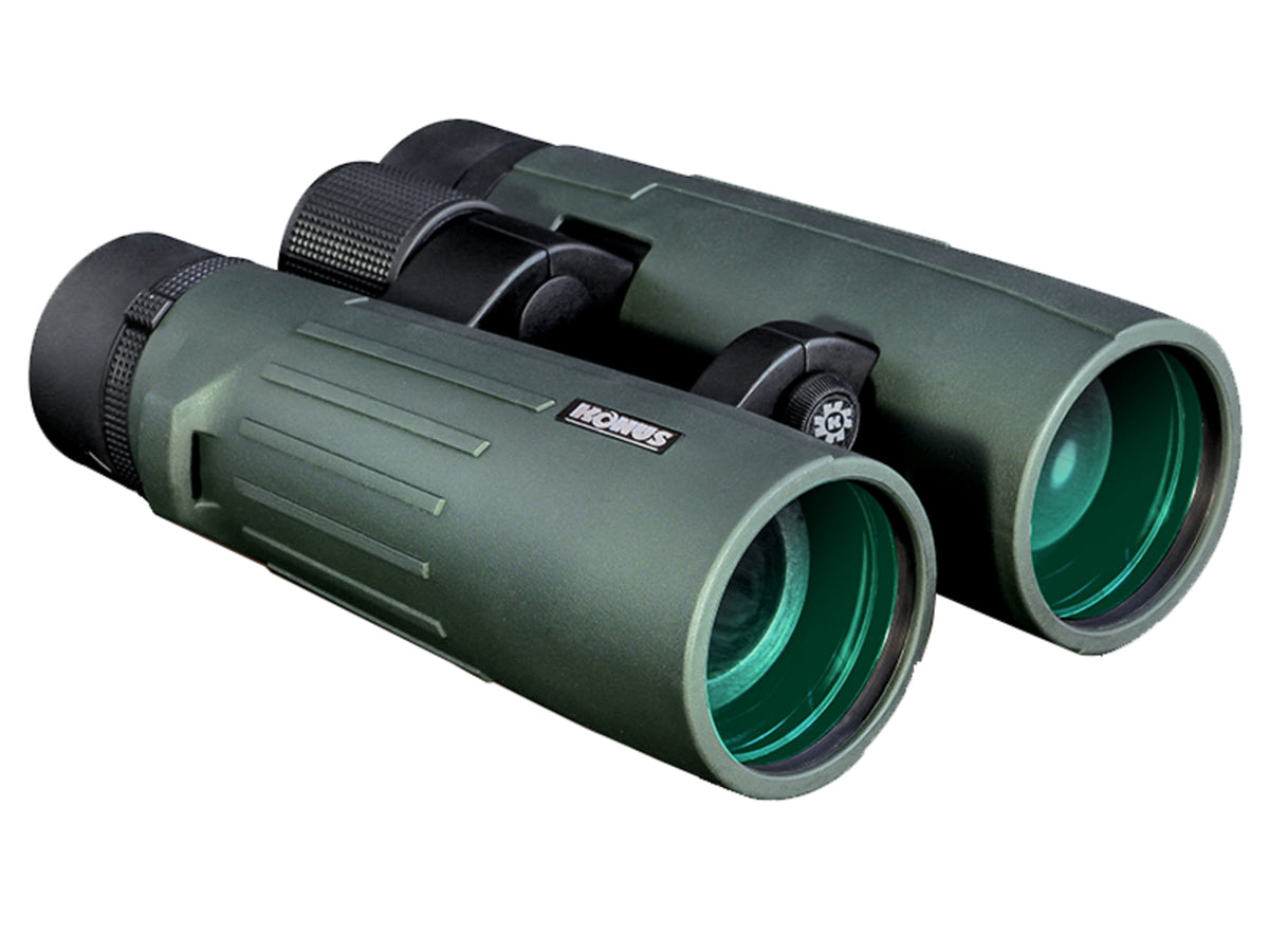 Konus Konusrex 10X50mm Roof Prism Binocular Rubber Covered Green 2346
