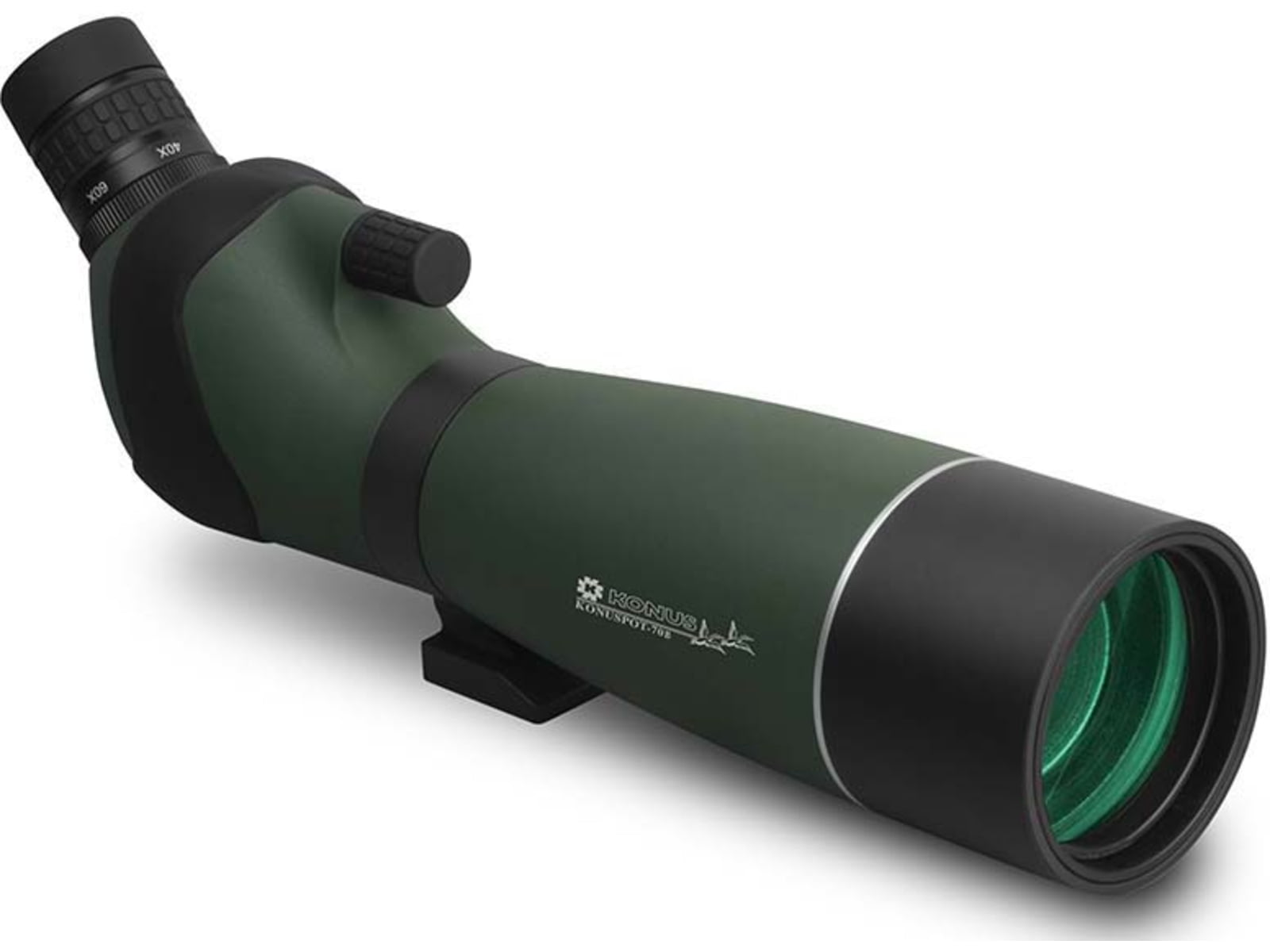 Konus Konuspot 70B 20-60x70mm Spotting Scope Angled Green/Black 7129