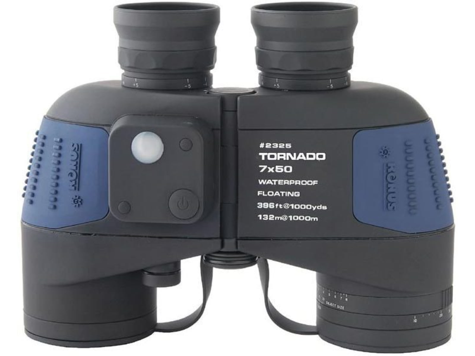 Konus Tornado 7x50mm Porro Prism Rangefinder Binoculars Rubber Blue/Black