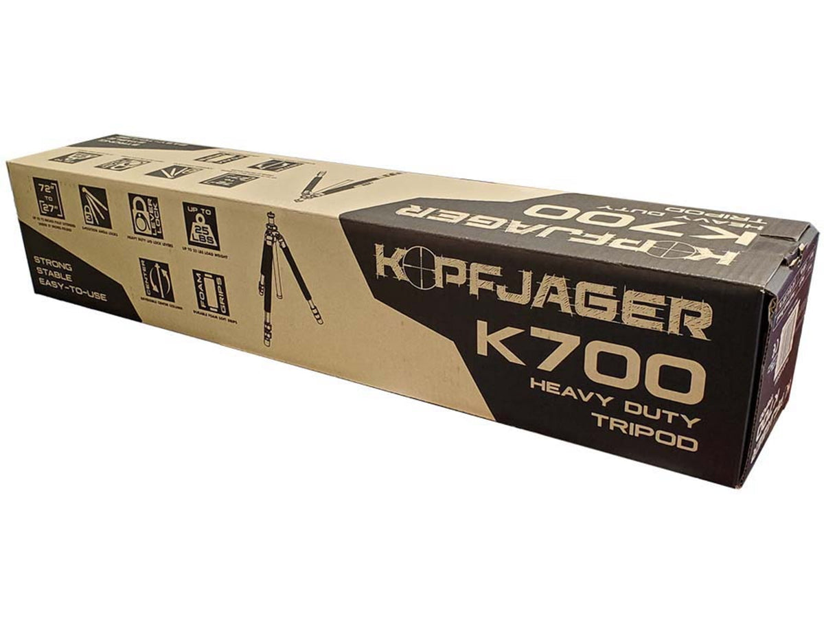 Kopfjager K700 Tripod Without Head Black KJ85001