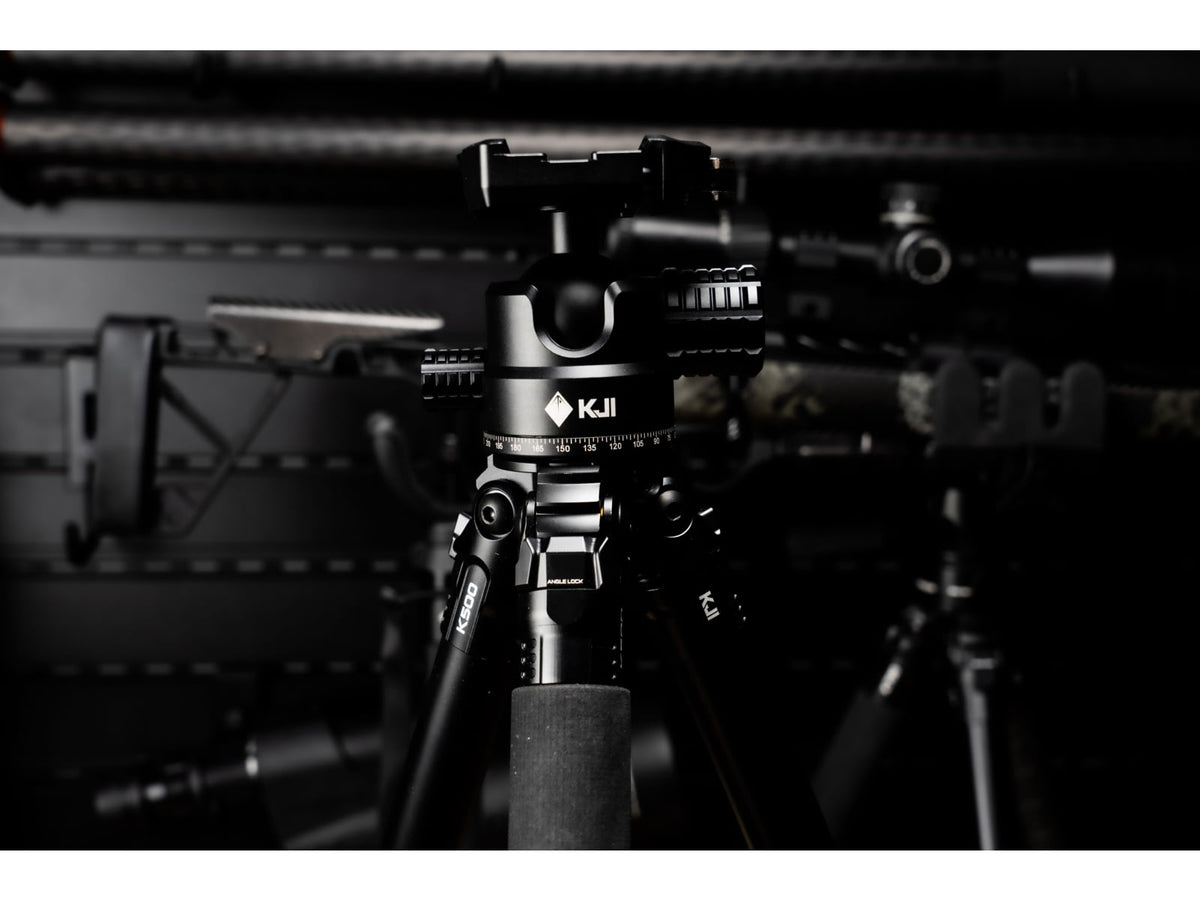Kopfjager K500 Tripod 17.8-53.9in Height Range Black KJ85006