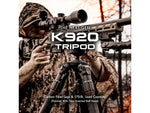 Kopfjager K920 Tripod 37.1-66.4in Height Range Black KJ85009