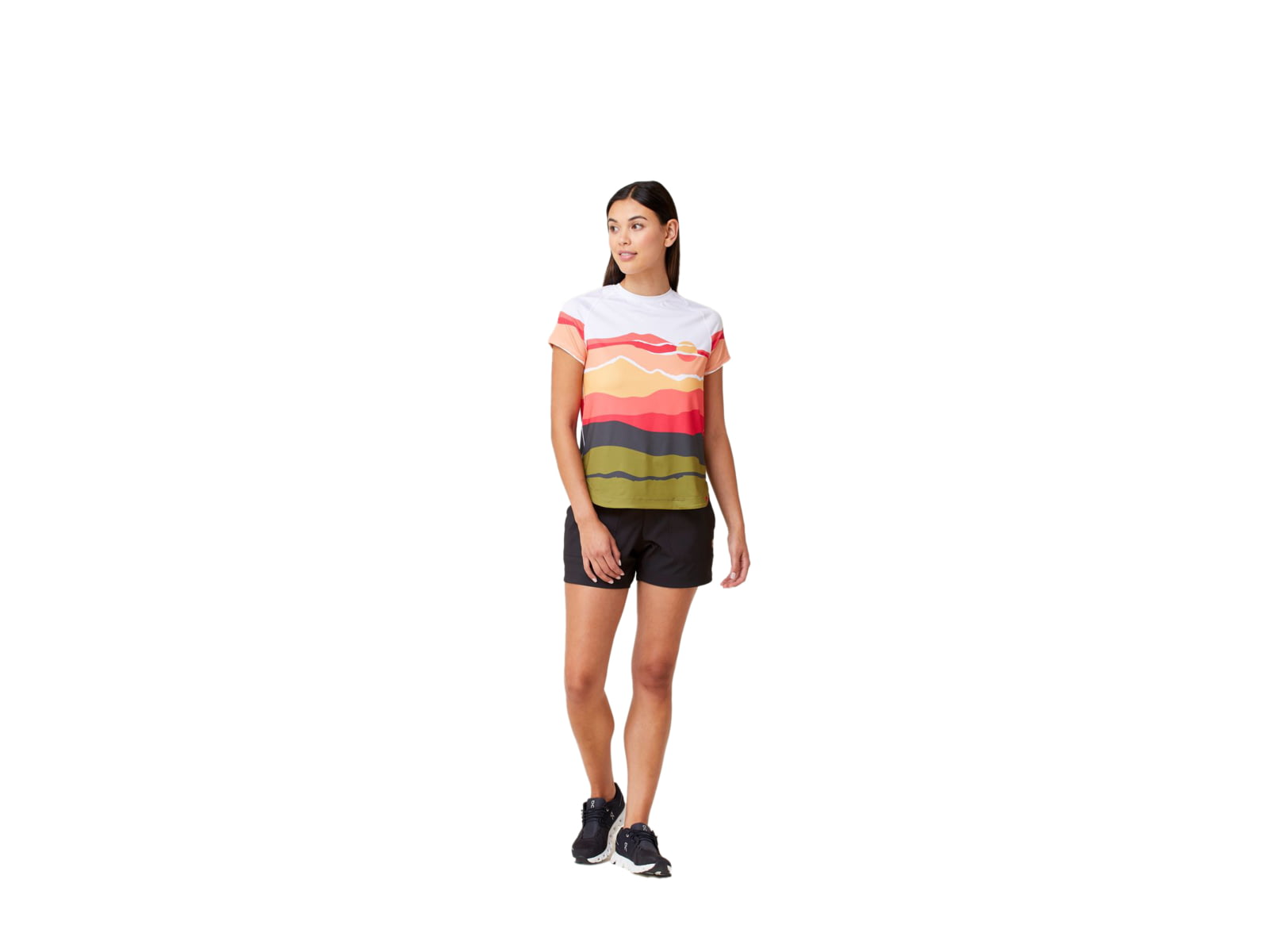 Krimson Klover Tori Short Sleeve Sunshirts - Women's Landscape Coral Small