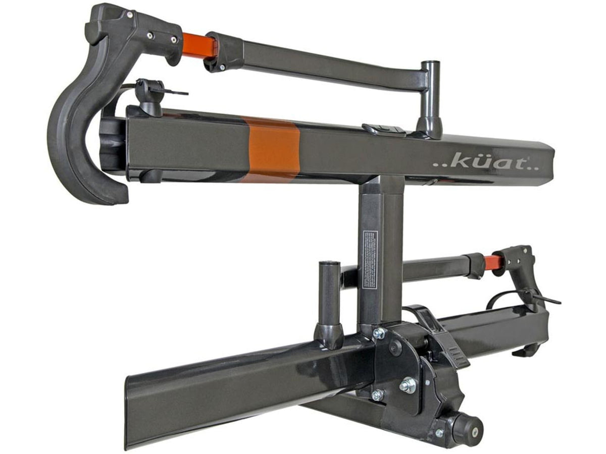Kuat 2in Sherpa 2.0 - 2-Bike Rack Gray Metallic and Orange Anodize SH22G