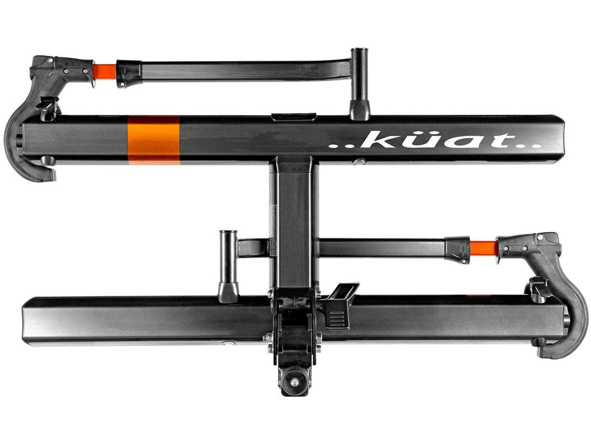 Kuat 2in Sherpa 2.0 - 2-Bike Rack Gray Metallic and Orange Anodize SH22G