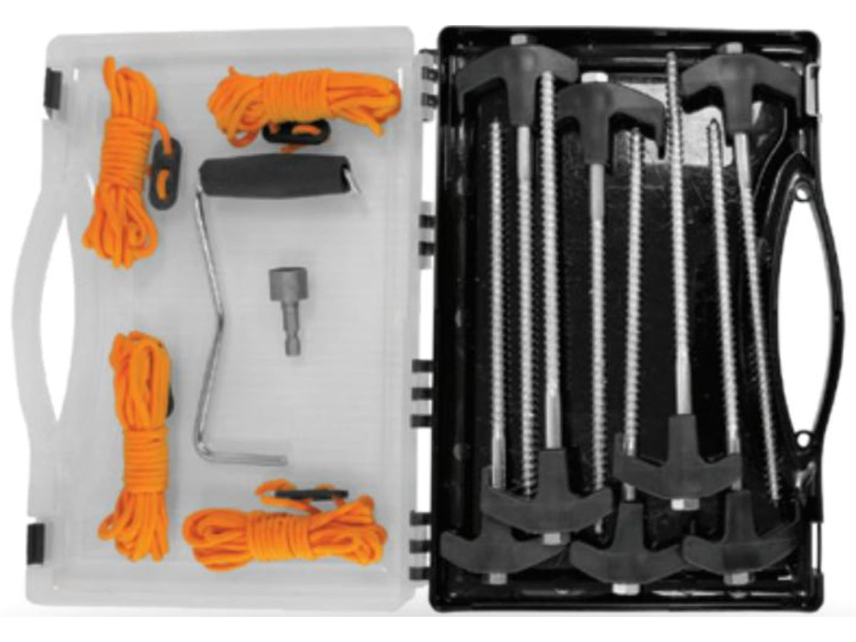 Kuma Outdoor Gear Deluxe Tent Peg Kit in Bin 901-KM-DPK-OB