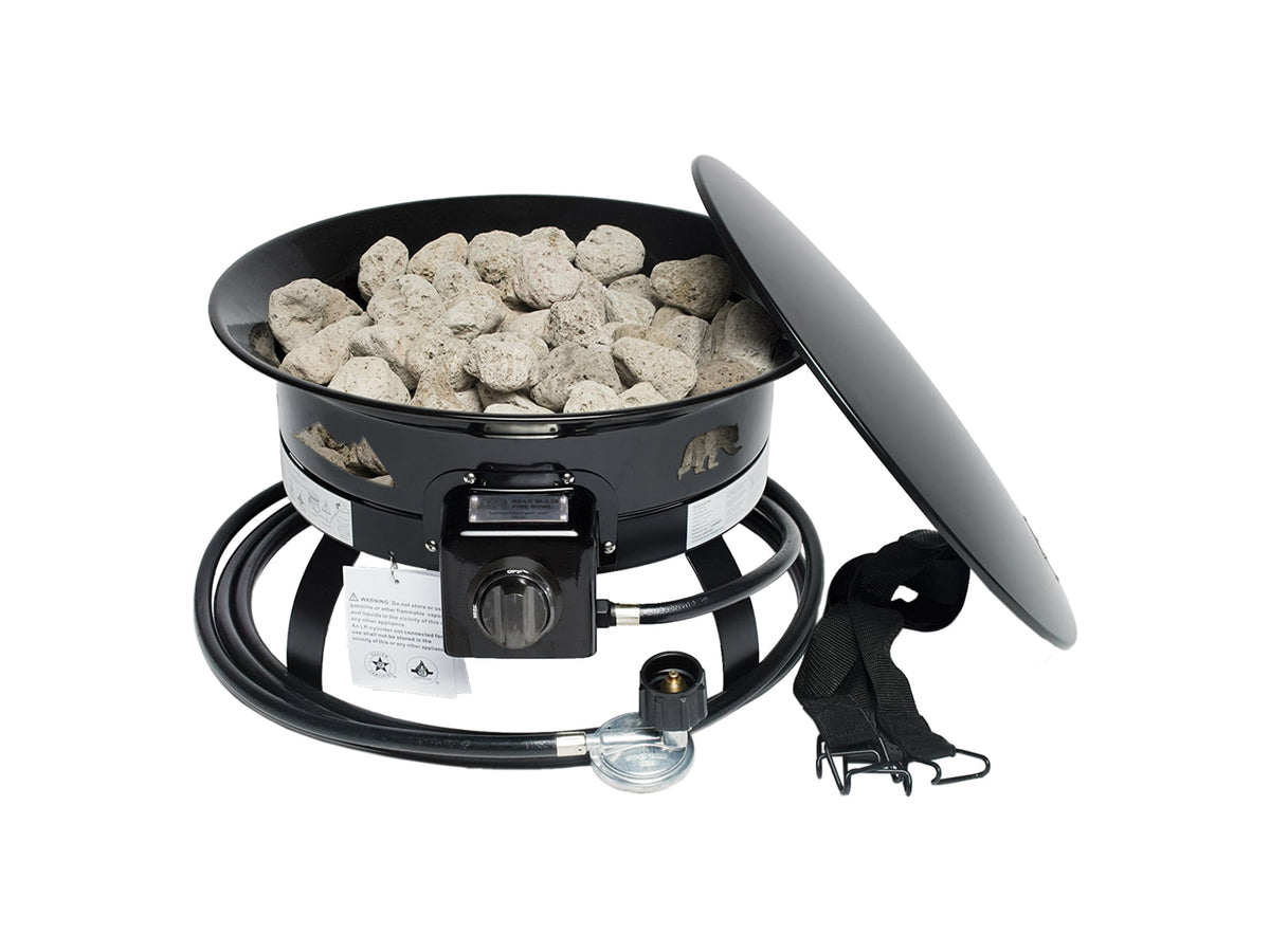 Kuma Outdoor Gear 19in Bear Blaze Fire Bowl Black 449-KM-BBFB-BB