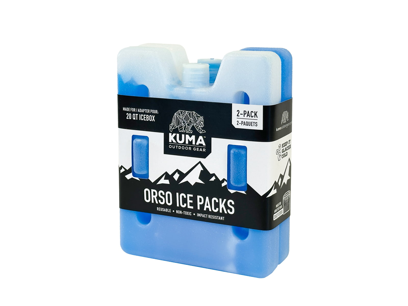 Kuma Outdoor Gear Orso Ice Packs 20QT 2 Pack 149-KM-OIP-20