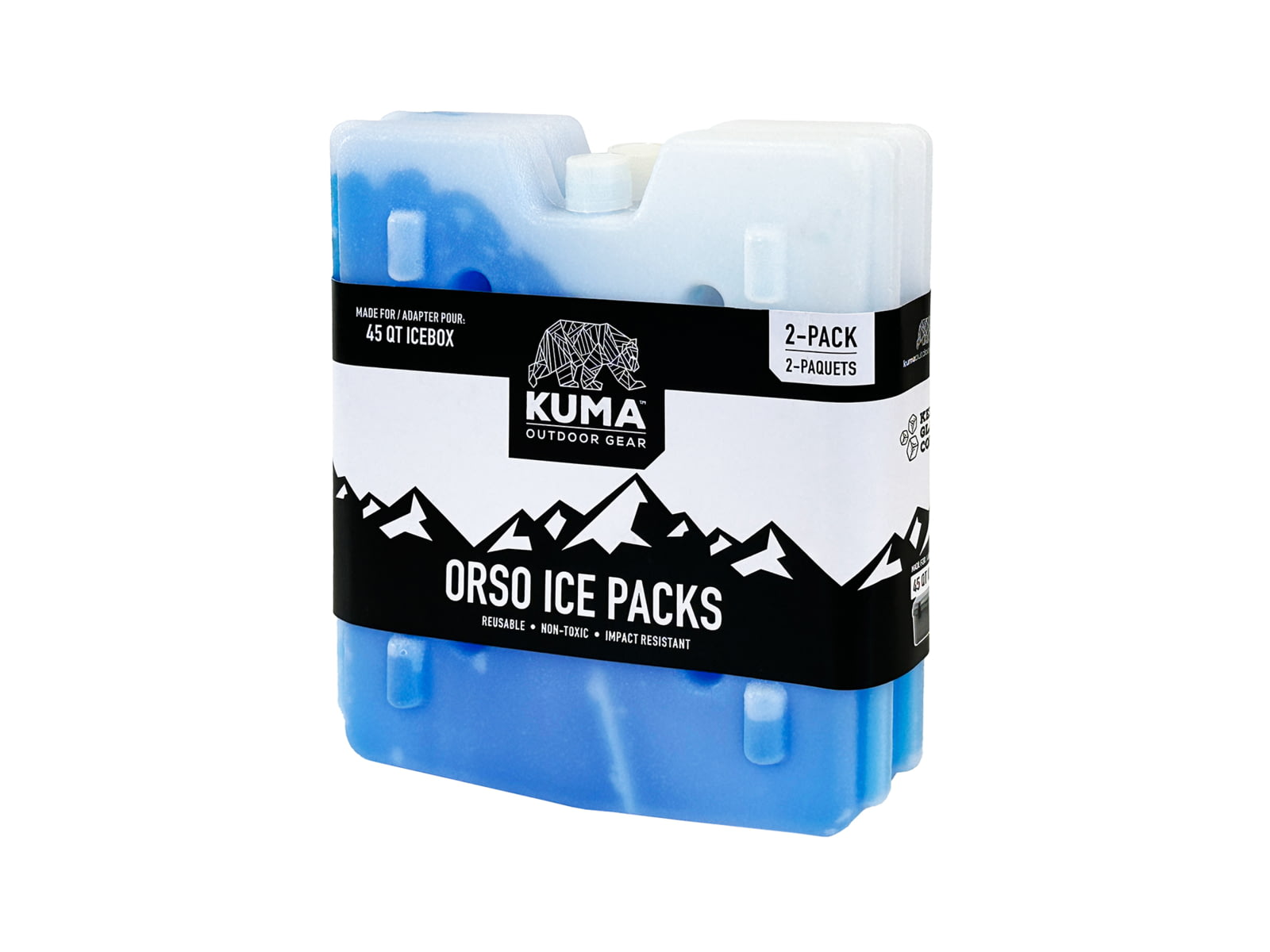 Kuma Outdoor Gear Orso Ice Packs 45QT 2 Pack 150-KM-OIP-45