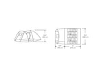 Kuma Outdoor Gear Bear Den 5 Tent Graphite/Orange 483-KM-TEBD-GO-5