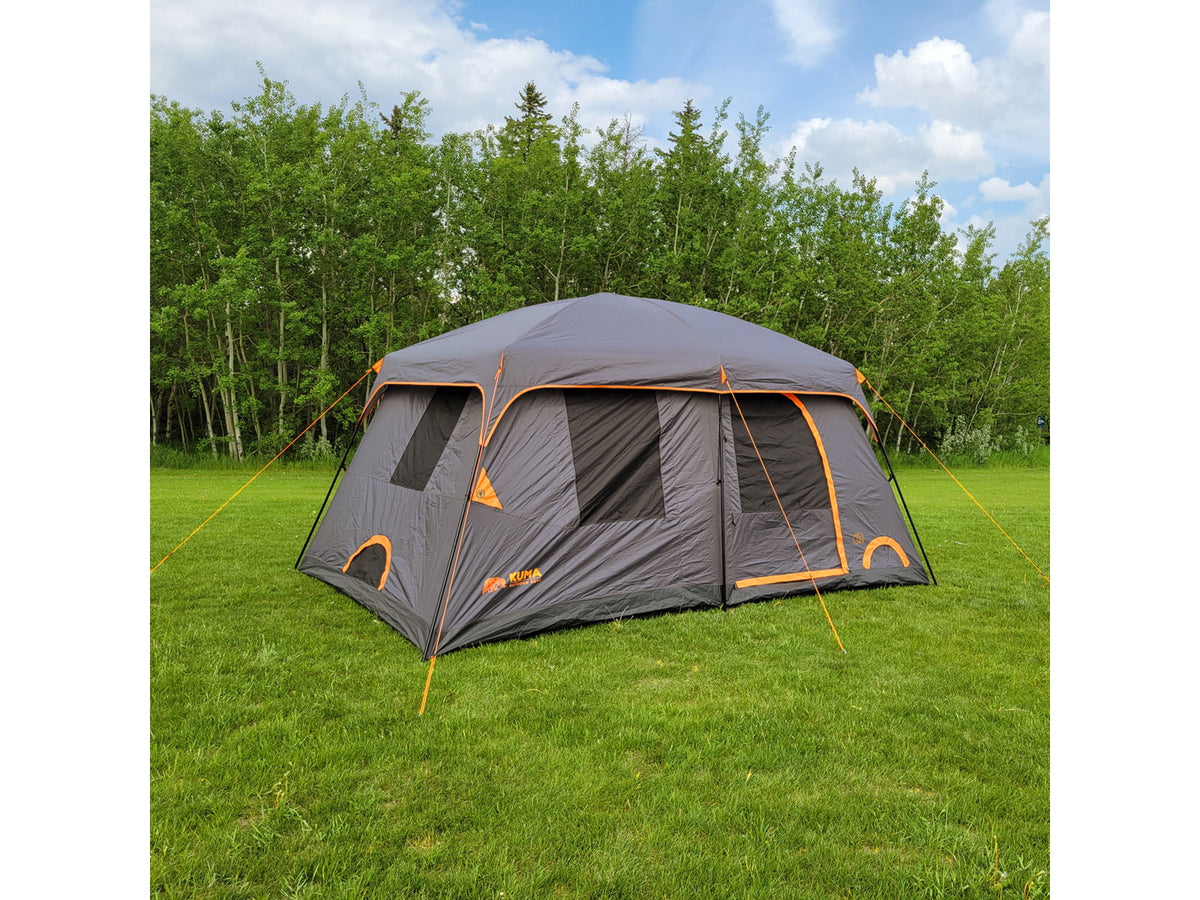 Kuma Outdoor Gear Bear Den Cabin 9 Tent Graphite/Orange 485-KM-TEBD-GO-9