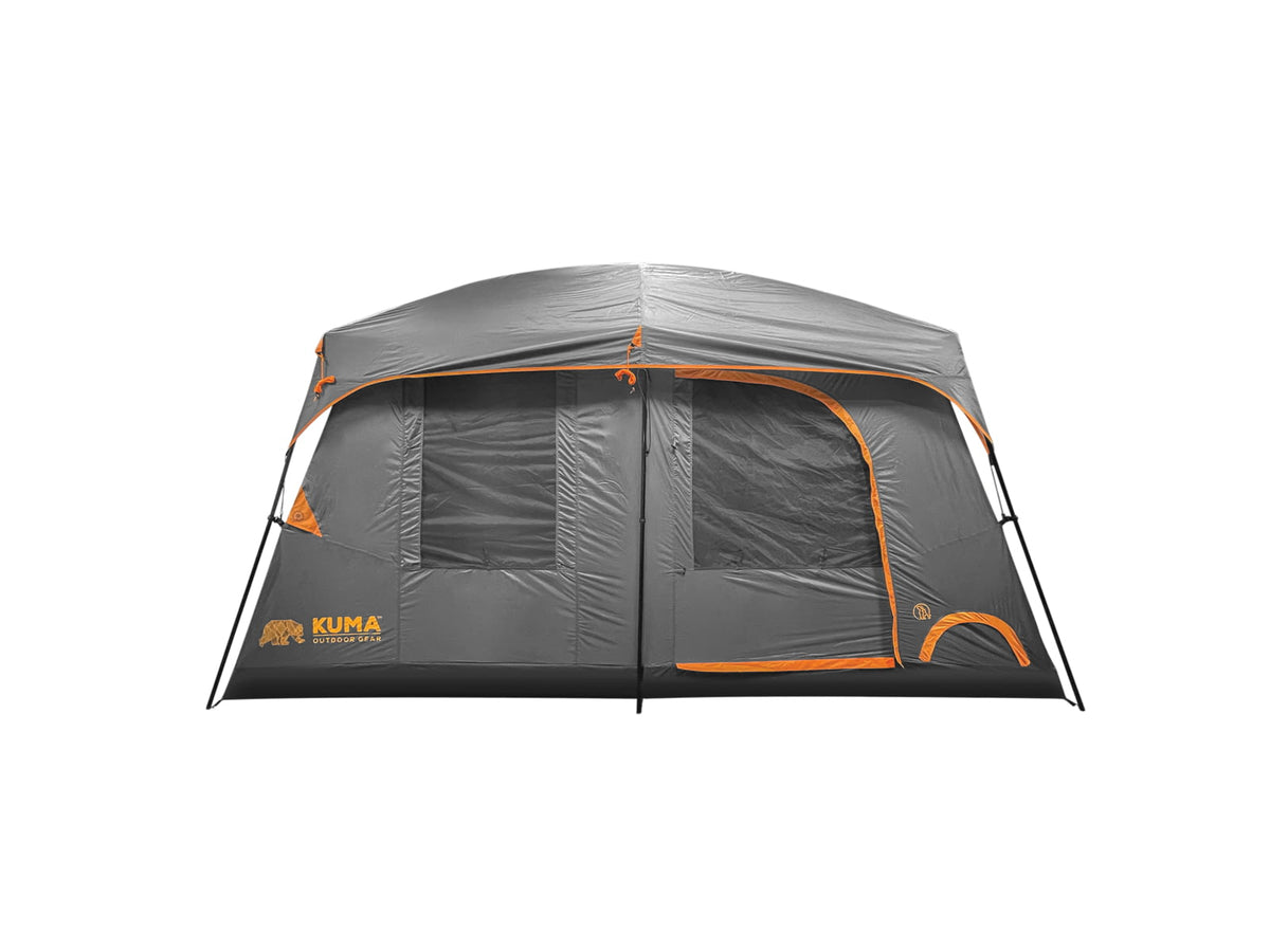 Kuma Outdoor Gear Bear Den Cabin 9 Tent Graphite/Orange 485-KM-TEBD-GO-9