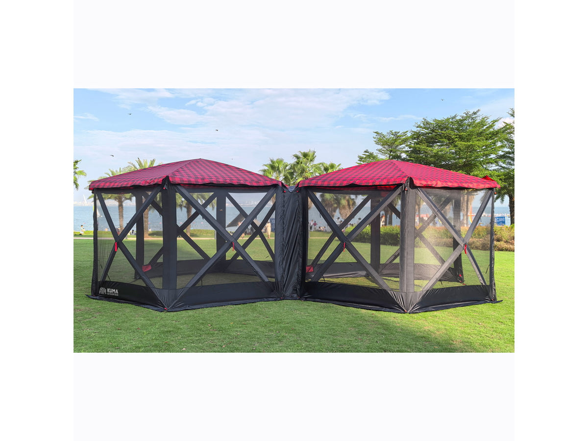 Kuma Outdoor Gear Bear Den Gazebo Connecting Gusset Black Black 899-KM-BDGCG-BB