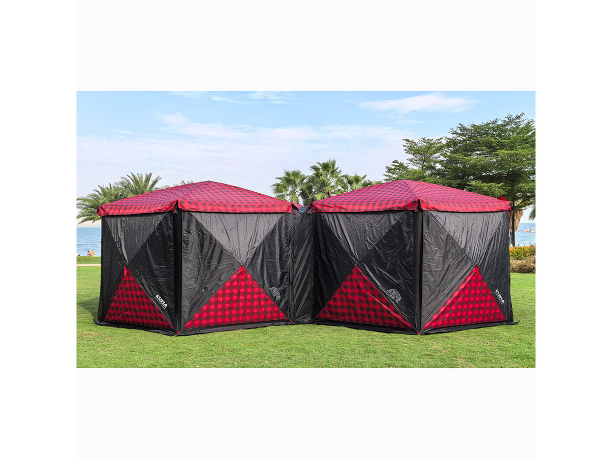 Kuma Outdoor Gear Bear Den Gazebo Connecting Gusset Black Black 899-KM-BDGCG-BB