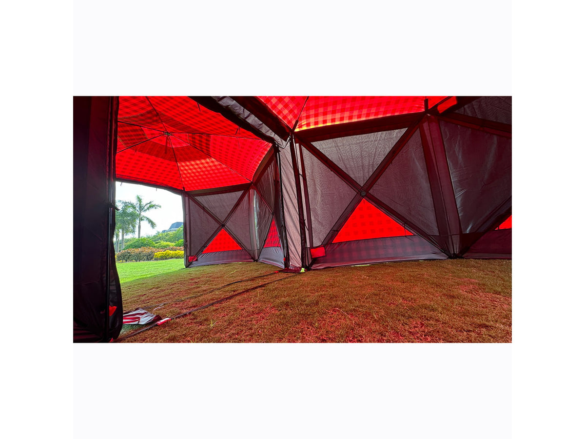 Kuma Outdoor Gear Bear Den Gazebo Connecting Gusset Black Black 899-KM-BDGCG-BB