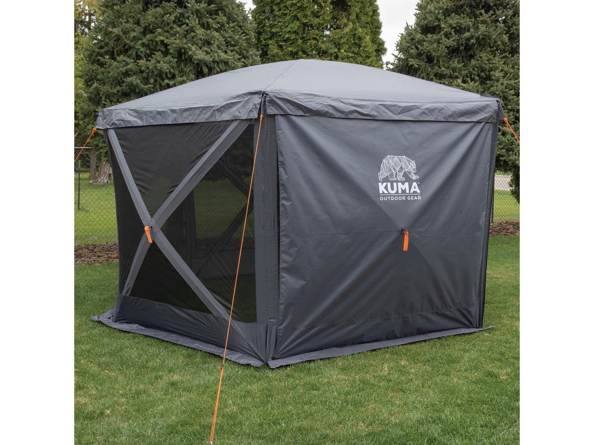 Kuma Outdoor Gear Bear Den Gazebo Privacy Panels Grey 6ft 6in
