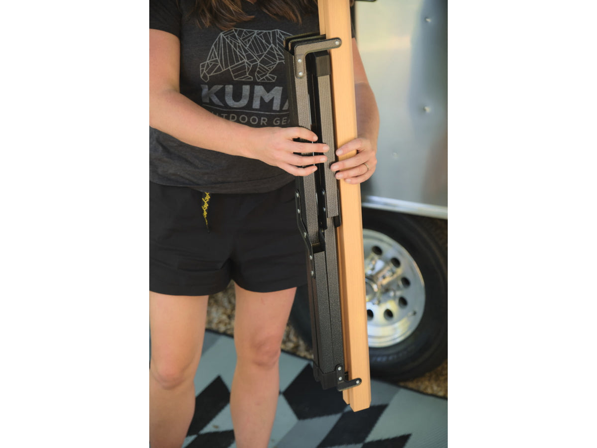 Kuma Outdoor Gear Camp Crew Coffee Table Bamboo/Black