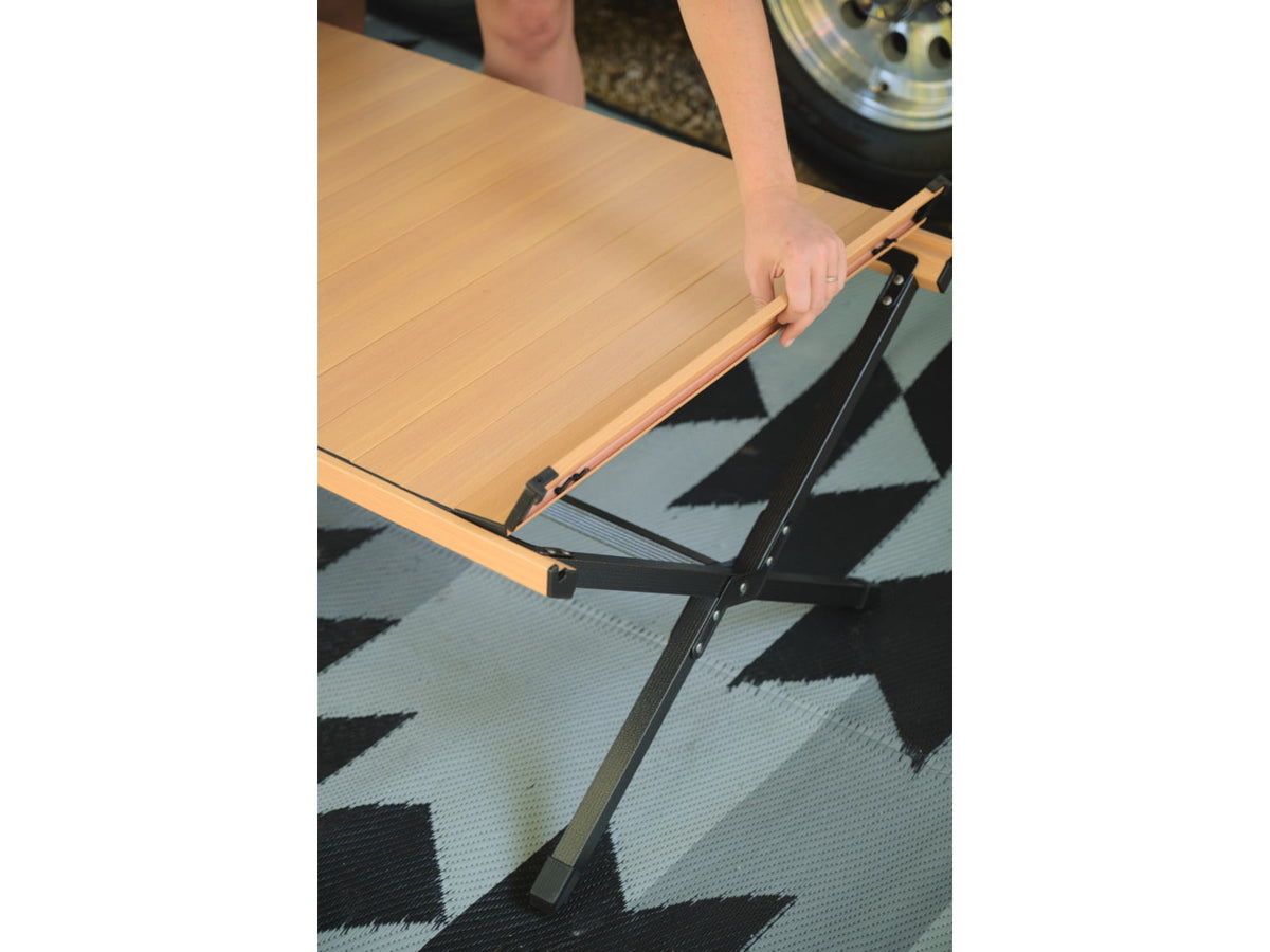 Kuma Outdoor Gear Camp Crew Coffee Table Bamboo/Black