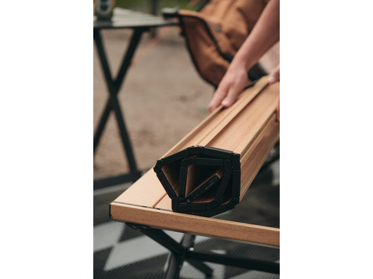 Kuma Outdoor Gear Camp Crew Coffee Table Bamboo/Black