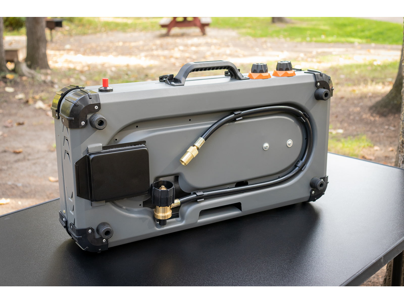 Kuma Outdoor Gear Grill & Burner Propane Stove Graphite/Black
