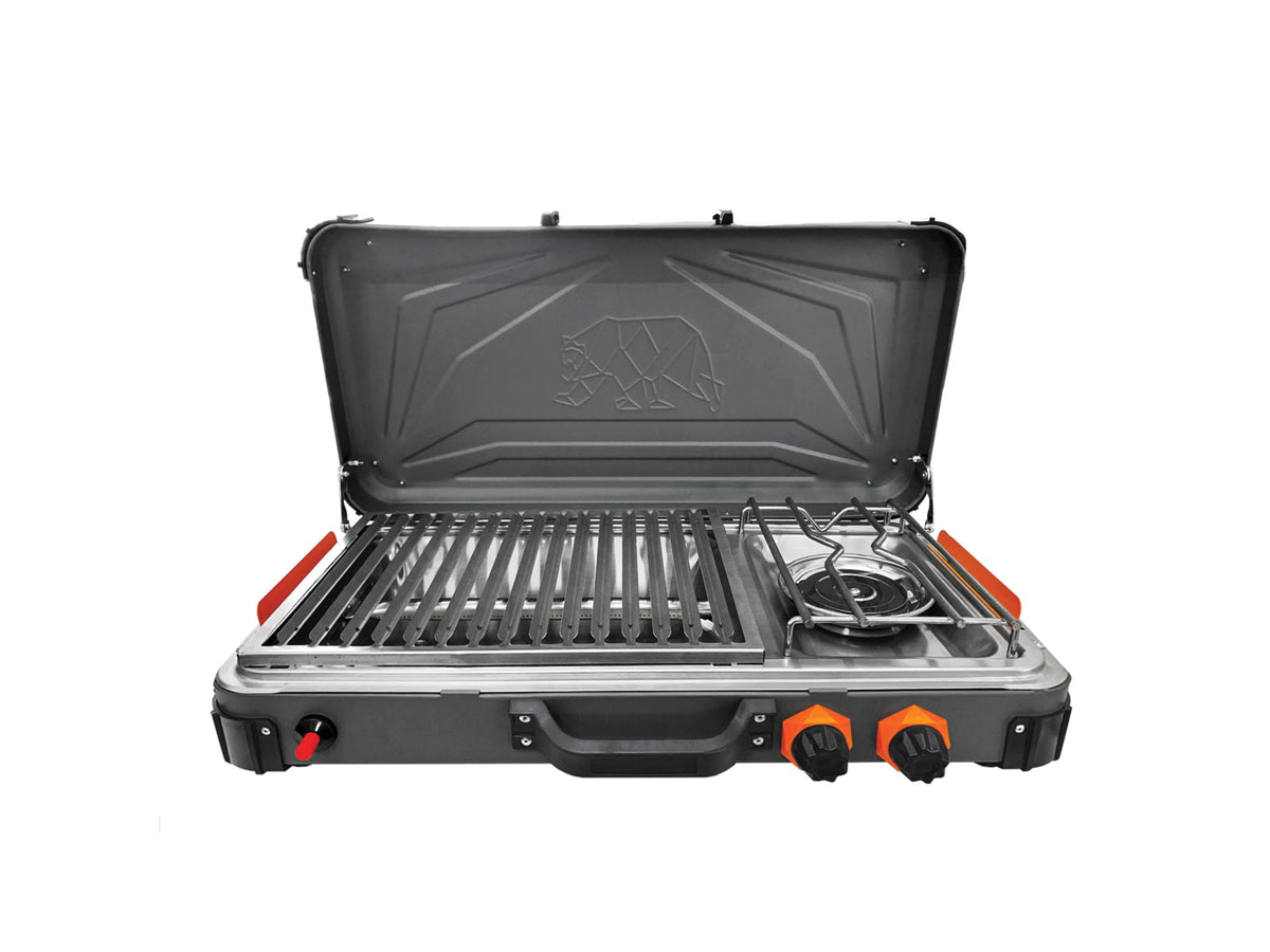 Kuma Outdoor Gear Grill & Burner Propane Stove Graphite/Black
