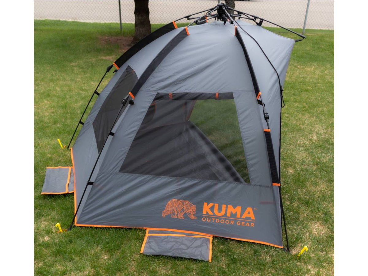 Kuma Outdoor Gear Keep It Cool Instant Shelter- Graphite/Orange 838-KM-KICIS-GROR